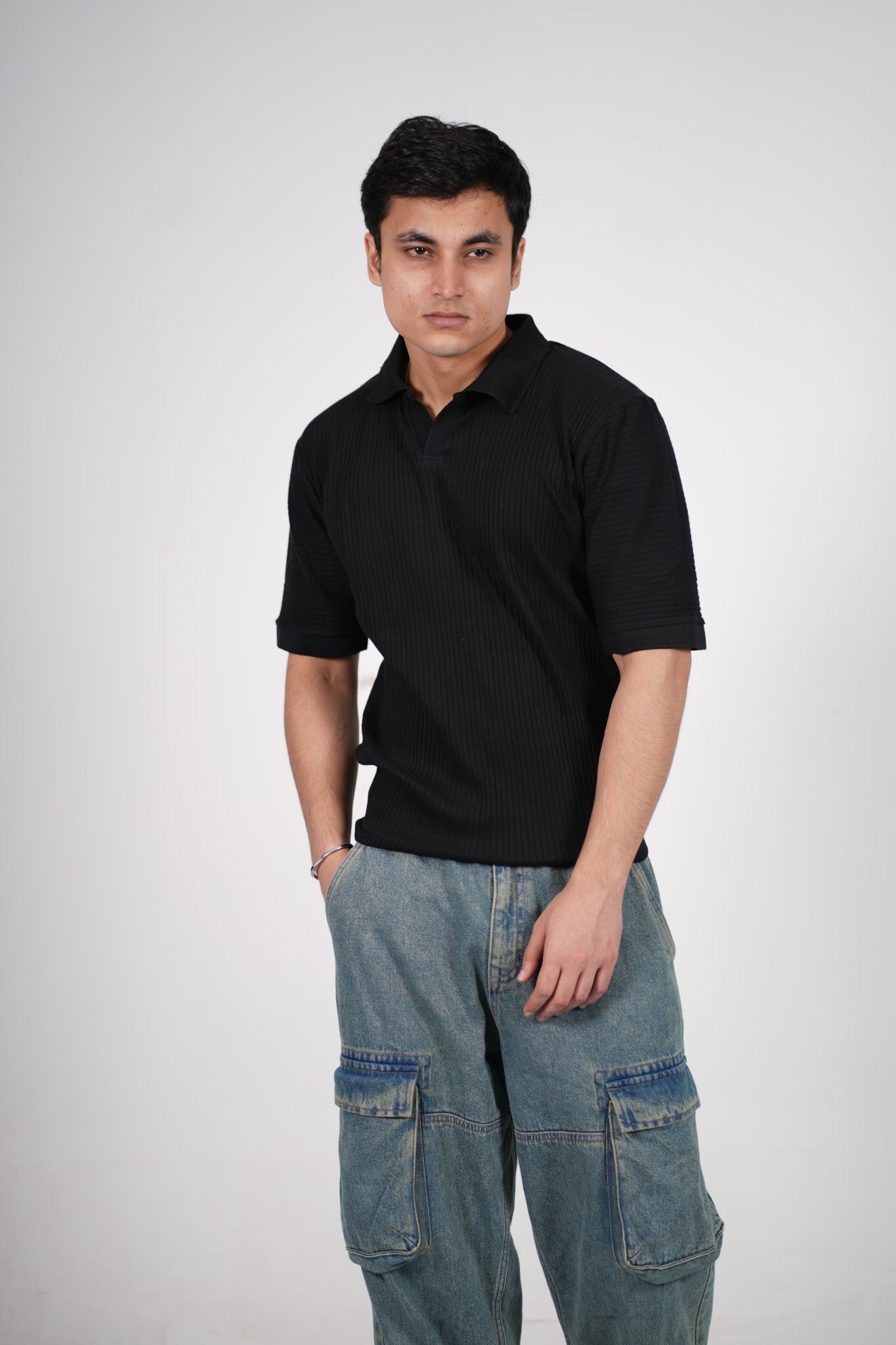 Premium Black stylish old money style polo Shirt – Men’s Exclusive Edition
