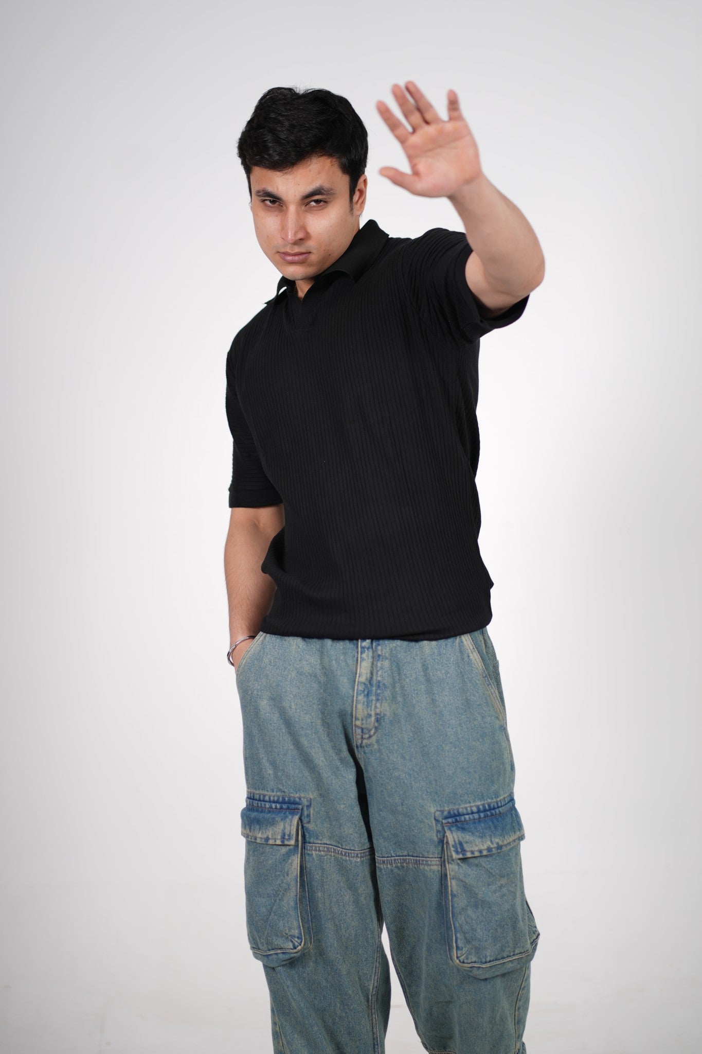 Premium Black stylish old money style polo Shirt – Men’s Exclusive Edition
